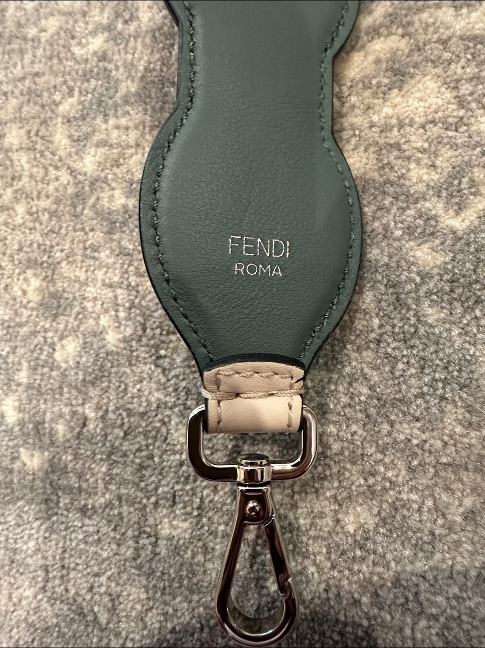 FENDI PURSE STRAP WITH GORGEOUS FLOWERS STUDS - Picture 8 of 12